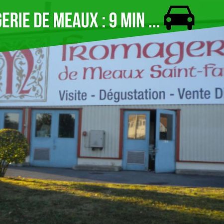 The Sunshine- Appart Cosy Proche Paris-Disney Avec Parking Prive Dans Residence Meaux Exterior foto