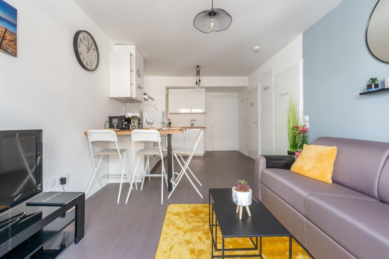 The Sunshine- Appart Cosy Proche Paris-Disney Avec Parking Prive Dans Residence Meaux Exterior foto